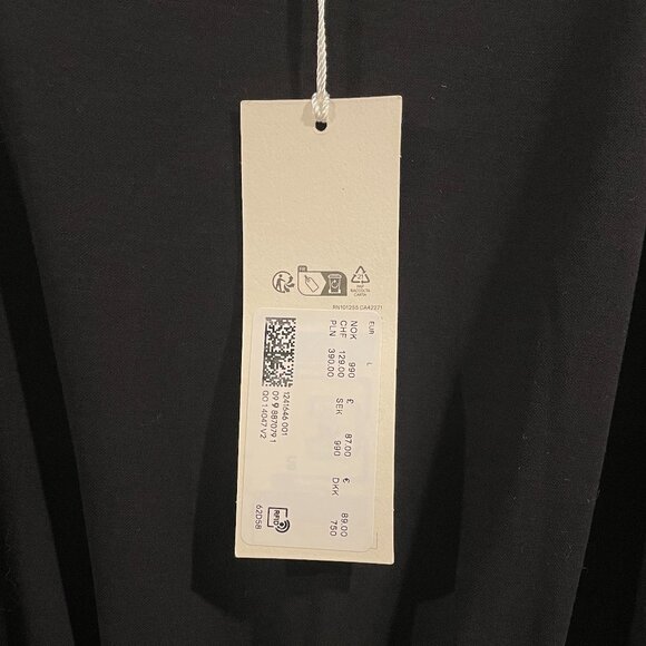 Arket Black Midi Dress - Picture 5 of 5